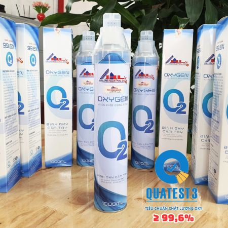 Bình Oxy Y Tế Cầm Tay 1000ML